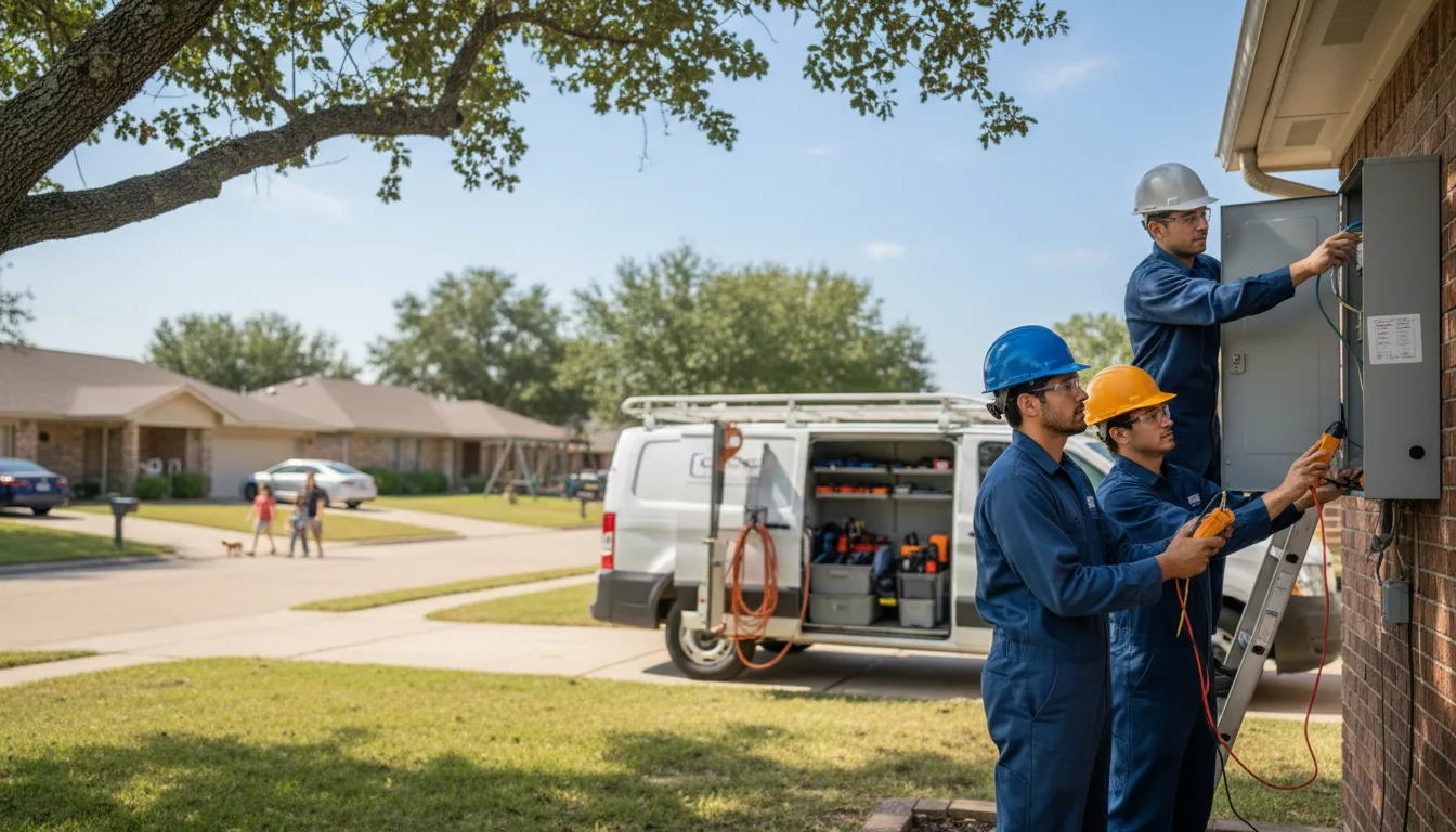 Certified electrician providing emergency electrical services in Dublin, VA